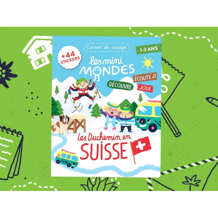 Carnet de voyage Mini Mondes - Suisse Carnet de voyage Mini Mondes - Suisse