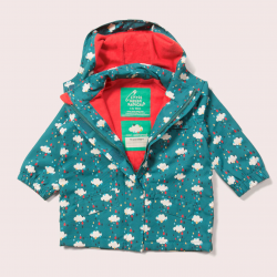 Veste imperméable doublée motif "Falling Water"