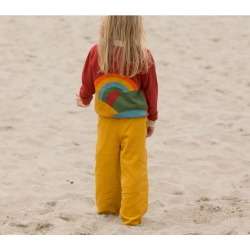 Cardigan en tricot enfant arc-en-ciel