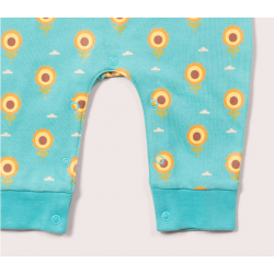 Combinaison bébé sans manches - imprimé "Tournesols"