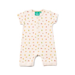 Combishort imprimé "Jardin" à boutons