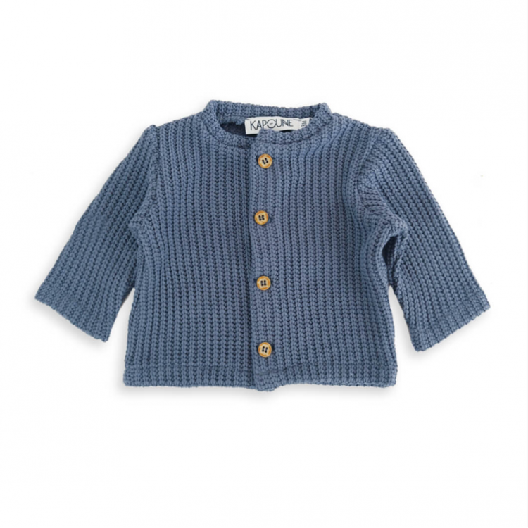 Cardigan bébé tricoté