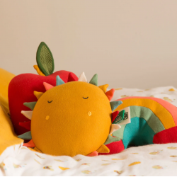 Peluche soleil en coton bio upcyclé
