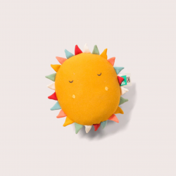 Peluche soleil en coton bio upcyclé