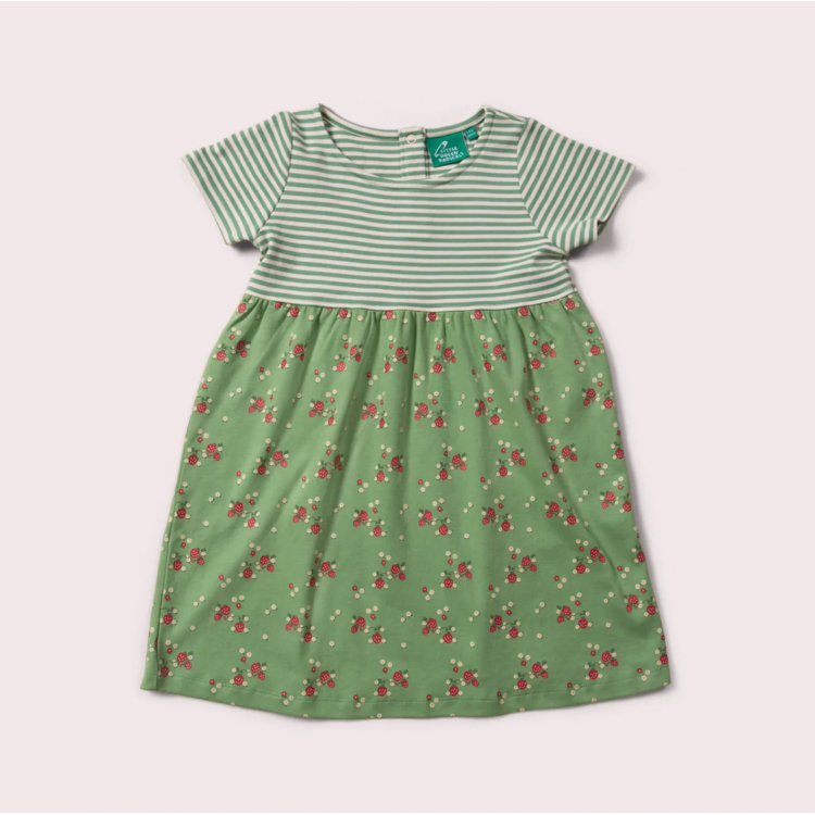 Robe enfant motif petites fraises