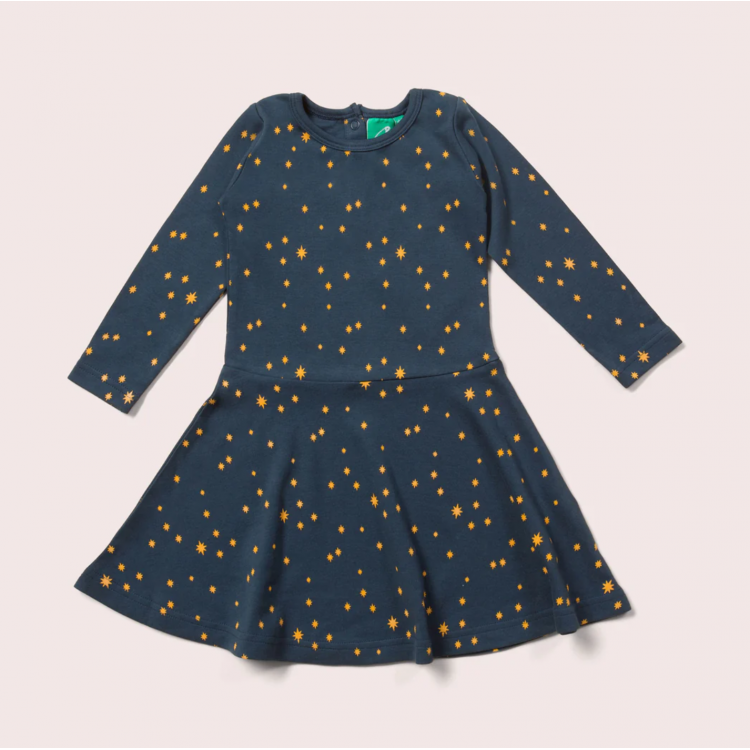 Robe enfant à manches longues "Twinkle Twinkle"
