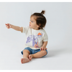 T-shirt bébé motif tortue