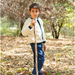 Pantalon en denim brut