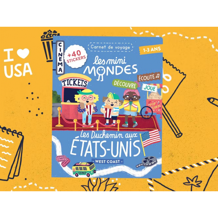 Carnet de voyage Les Mini Mondes - USA West Coast Carnet de voyage Les Mini Mondes - USA West Coast