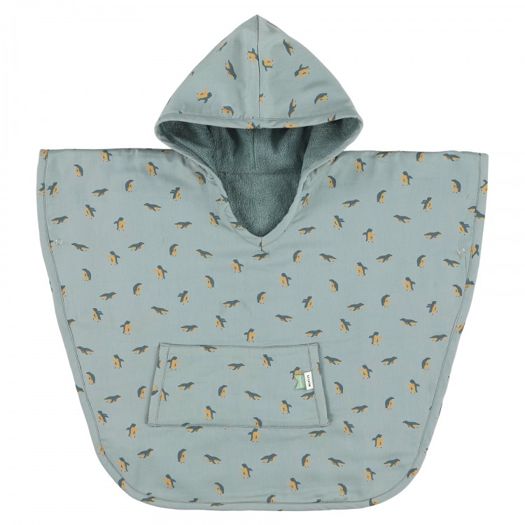 Poncho de bain évolutif en coton éponge biologique Poncho de bain évolutif en coton éponge biologique