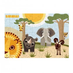 Puzzle "Savane" 70 pièces