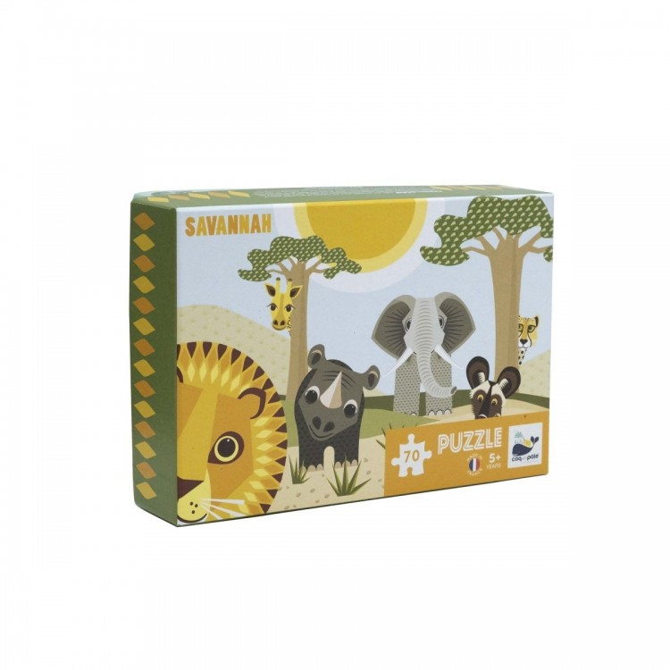 Puzzle "Savane" 70 pièces