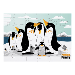 Puzzle "Famille Pingouin" - 24 pièces