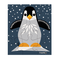 Puzzle Pingouin 9 pièces