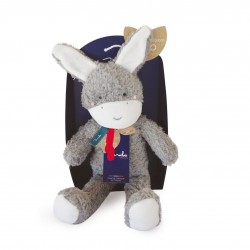 Peluche bio pantin - Âne grand modèle 30cm