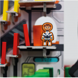 Parcours de dominos en bioplastique - L'Espace