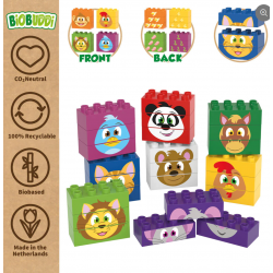 Compter avec les animaux - Jeu de briques en bioplastique