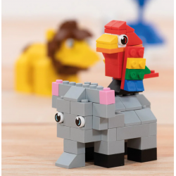 Jeu de briques en bioplastique - L'aventure animale