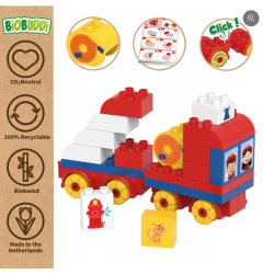 Je de briques en bioplastique - Le camion de pompiers