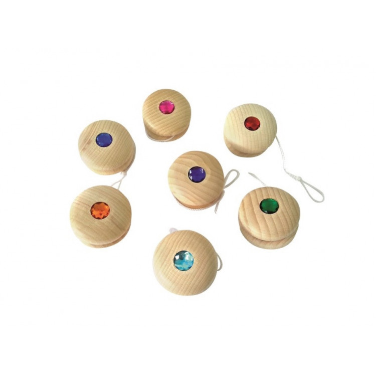 Yoyo scintillant en bois Yoyo scintillant en bois