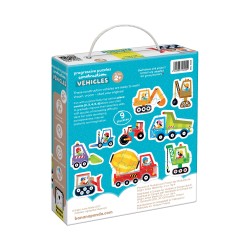 Puzzles progressifs - Véhicules de construction