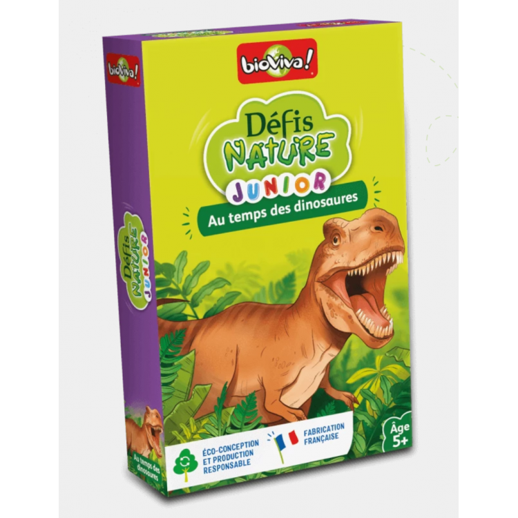 Défis Nature Junior - Au temps des dinosaures Défis Nature Junior - Au temps des dinosaures