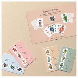 Jeu de 54 cartes illustrées