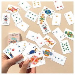 Jeu de 54 cartes illustrées