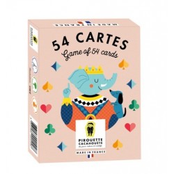 Jeu de 54 cartes illustrées