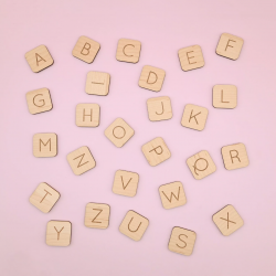 26 Lettres Enfants Alphabet en bois Frigo Magnet Enfant Jouet
