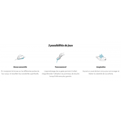 Jeu de bain éco-responsable - Baleine KUJI