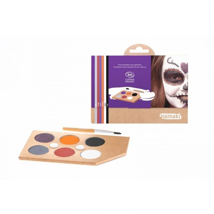 Kit maquillage bio 6 fards - Monde des horreurs Kit maquillage bio 6 fards - Monde des horreurs
