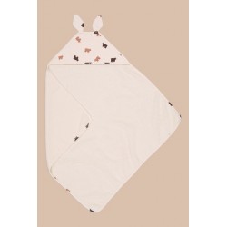 Sortie de bain naissance - imprimé Ours