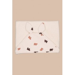 Sortie de bain naissance - imprimé Ours