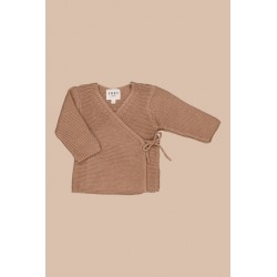 Brassière en maille coton bio et laine mérinos