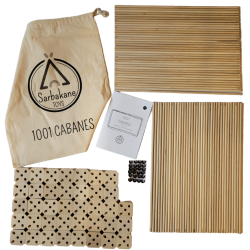 Kit de construction de cabanes d'intérieur - Pack Castor