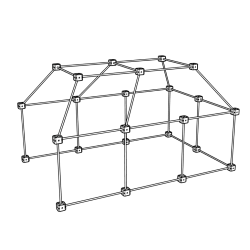 Kit de construction de cabanes d'intérieur - Pack Ecureuil