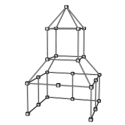 Kit de construction de cabanes d'intérieur - Pack Ecureuil
