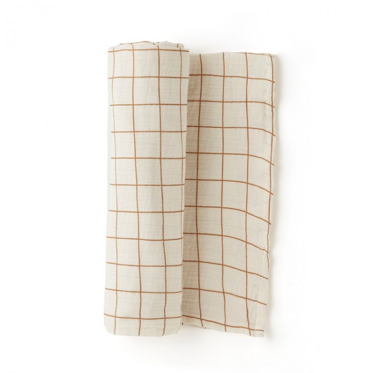 Maxi lange en gaze de coton
