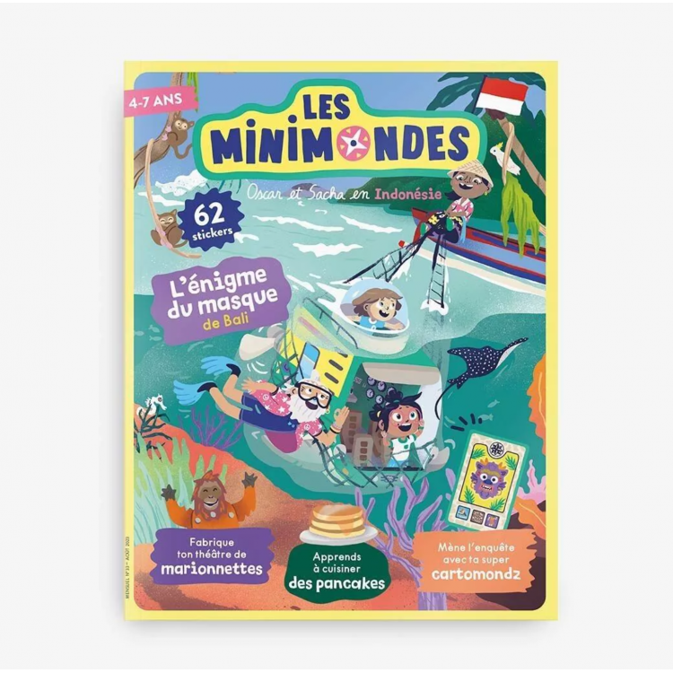 Carnet de voyage Les Mini Mondes - Indonésie Carnet de voyage Les Mini Mondes - Indonésie