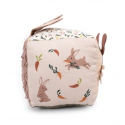 Cube éveil en tissu - Voleurs de carottes !