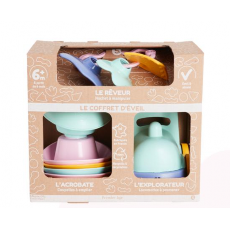 Coffret cadeau de 3 jouets d'éveil Coffret cadeau de 3 jouets d'éveil