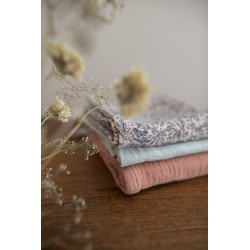 Lot de 3 langes en mousseline de coton bio