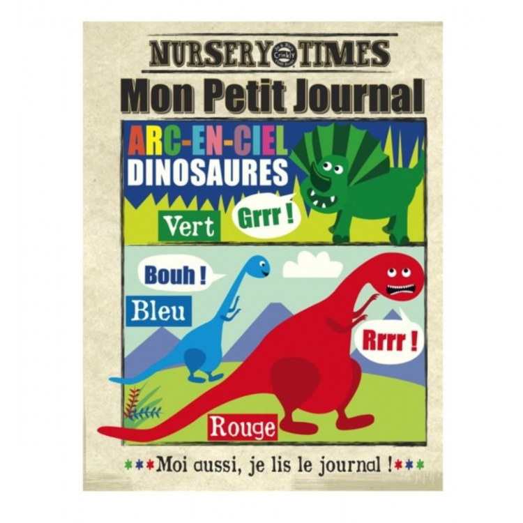 Mon petit journal en tissu - Les dinosaures Mon petit journal en tissu - Les dinosaures
