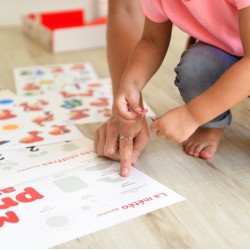 Poster Premiers apprentissages NinoDino + 60 stickers