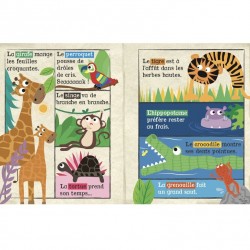 Mon petit journal en tissu - Le safari