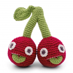 Hochet en crochet - Les sœurs cerises