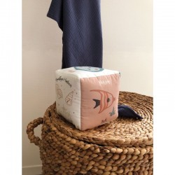 Cube d'éveil en tissu - Animaux la mer