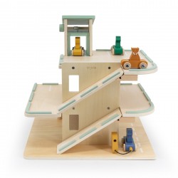 Garage en bois et ses accessoires