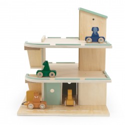 Garage en bois et ses accessoires
